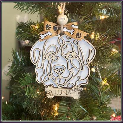 Dog Breed Christmas Ornaments Custom Personalized Gift Keepsake