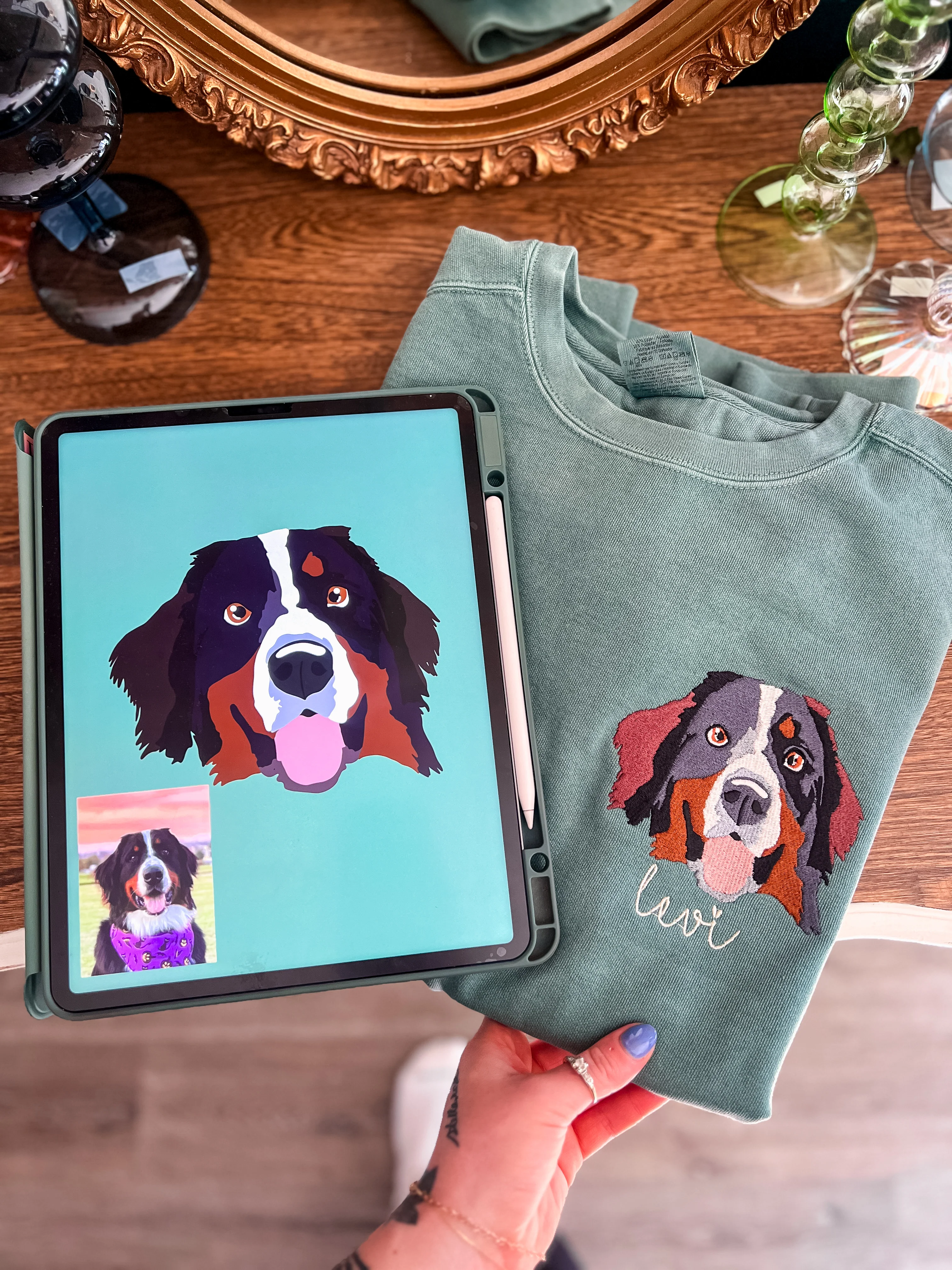 Picture Purfect Pet Embroidered T's N' Pullovers 📷