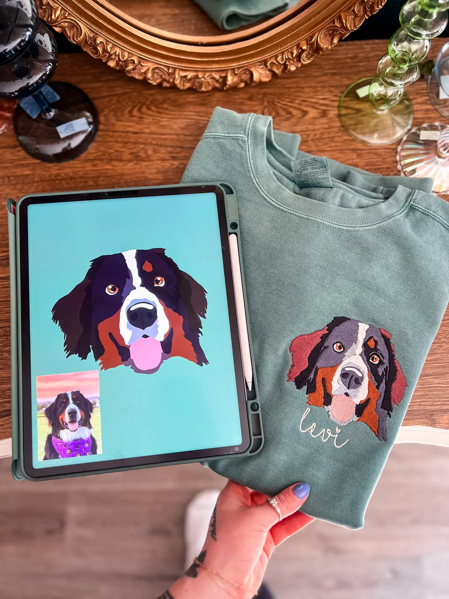 Picture Purfect Pet Embroidered T's N' Pullovers 📷