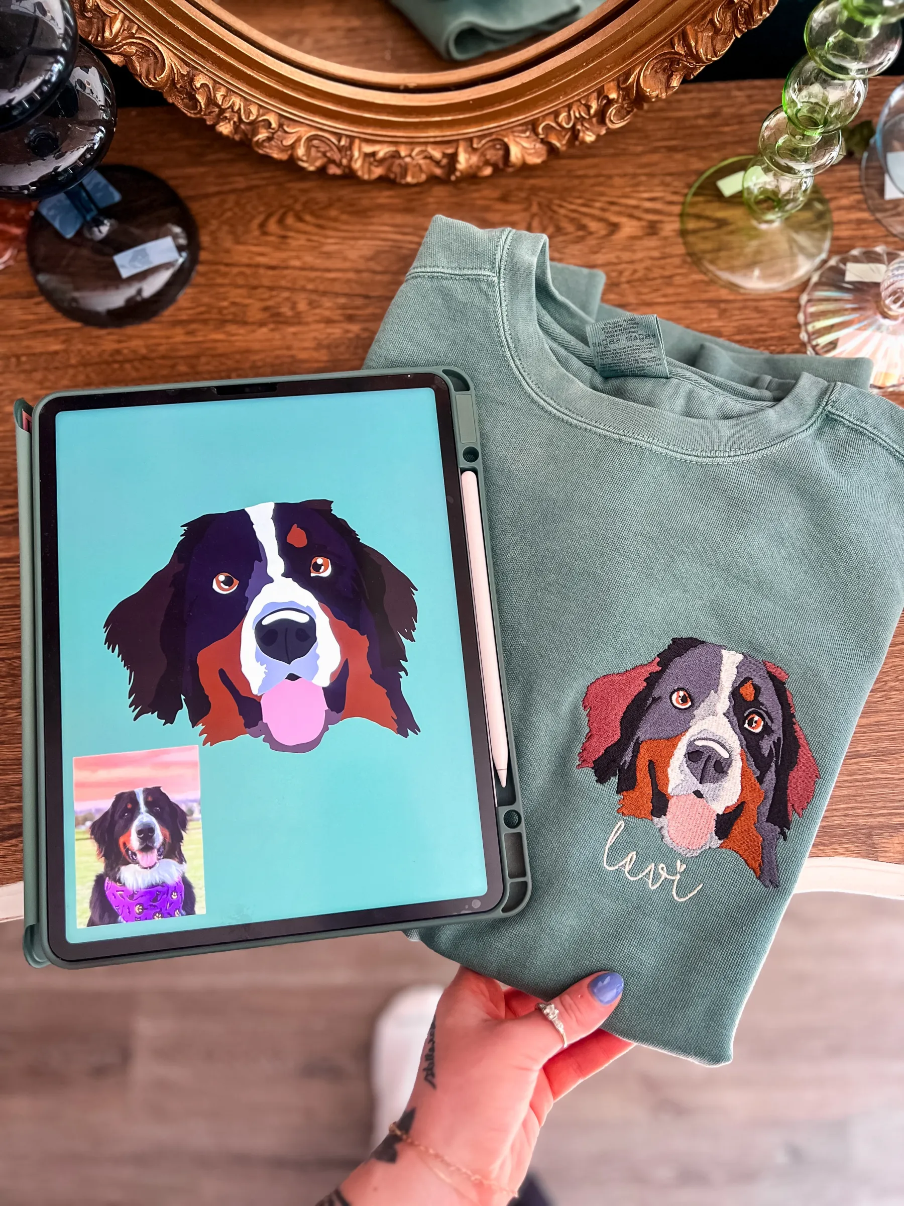 Picture Purfect Pet Embroidered T's N' Pullovers 📷