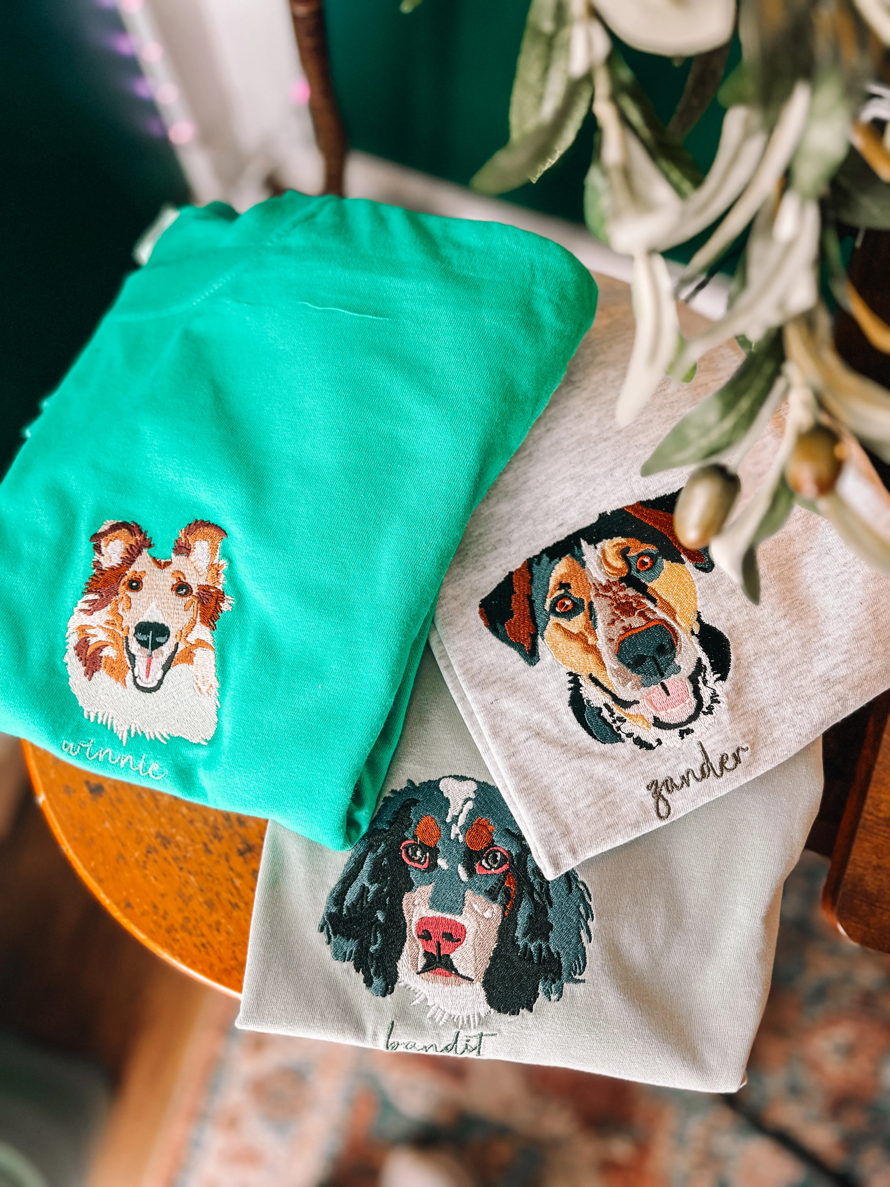 Picture Purfect Pet Embroidered T's N' Pullovers 📷