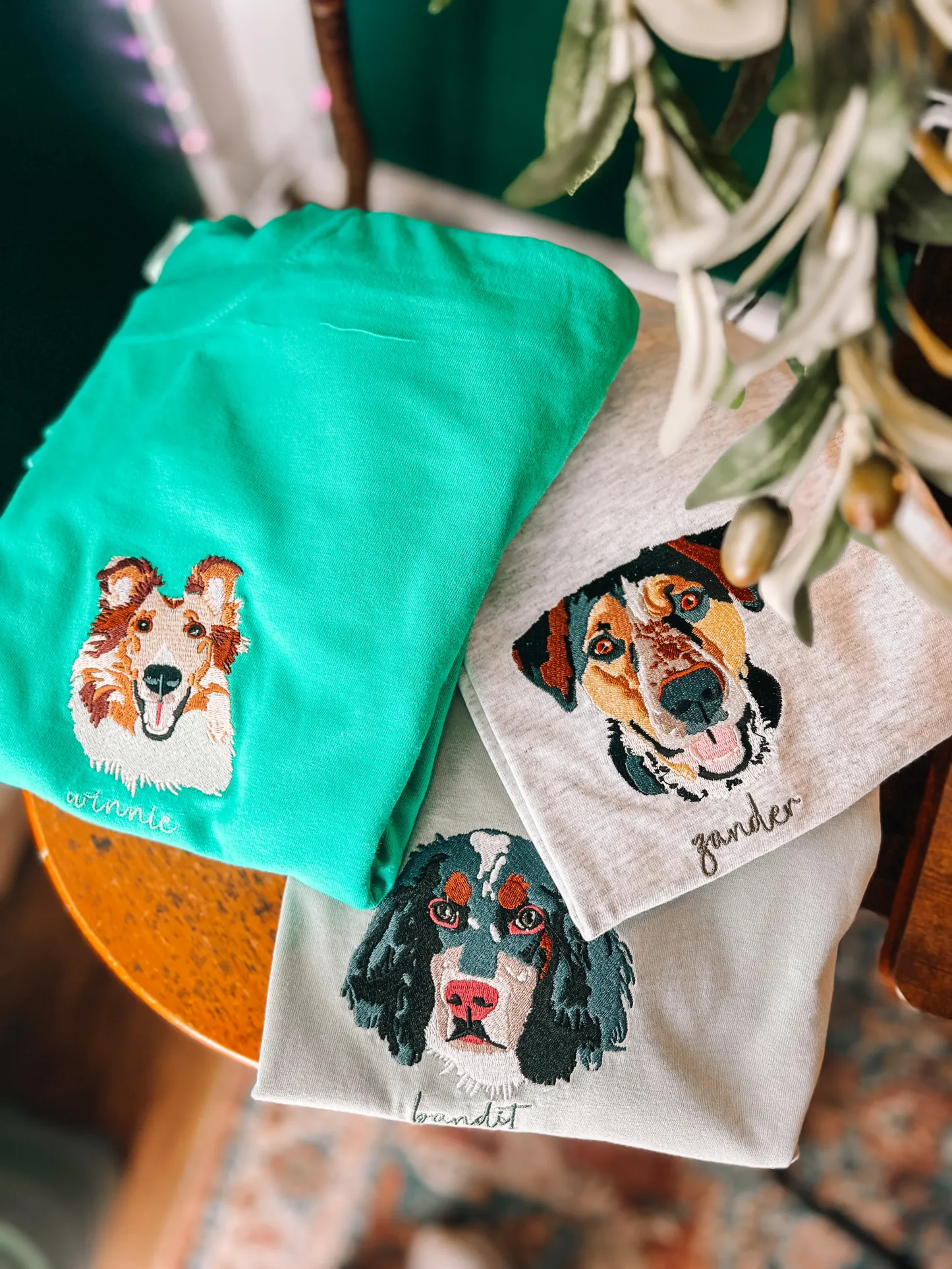 Picture Purfect Pet Embroidered T's N' Pullovers 📷