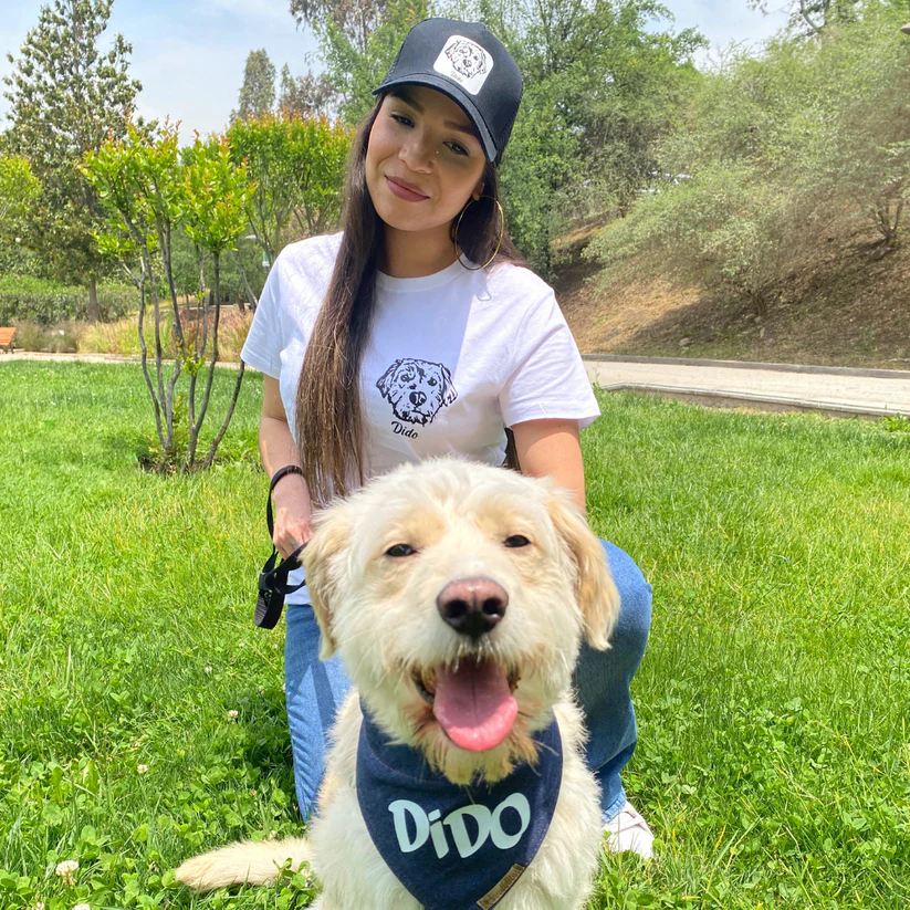 Printed Dog and Cat Face Hoodie (Unisex) - Black