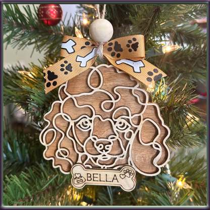 Dog Breed Christmas Ornaments Custom Personalized Gift Keepsake