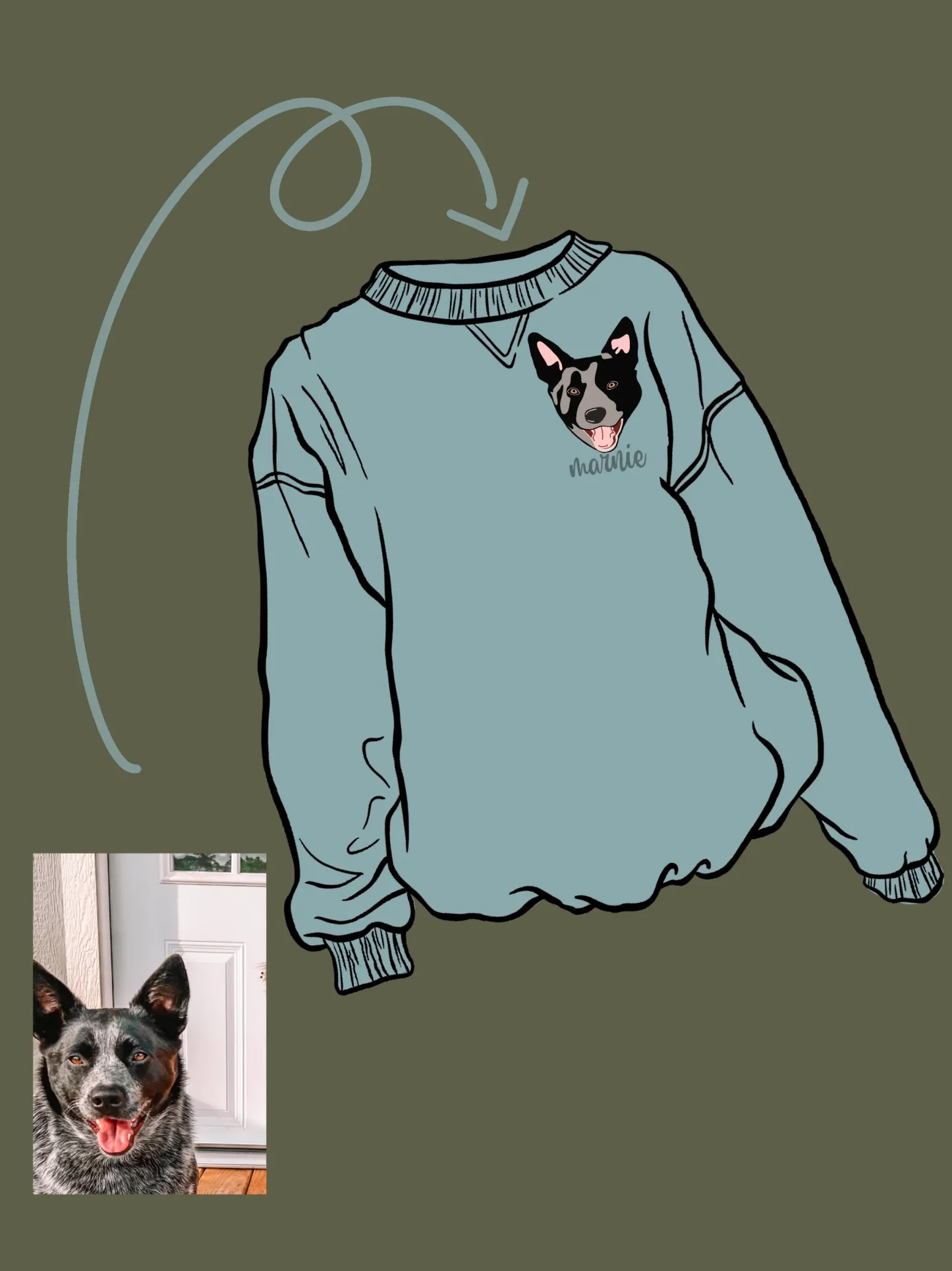 Picture Purfect Pet Embroidered T's N' Pullovers 📷