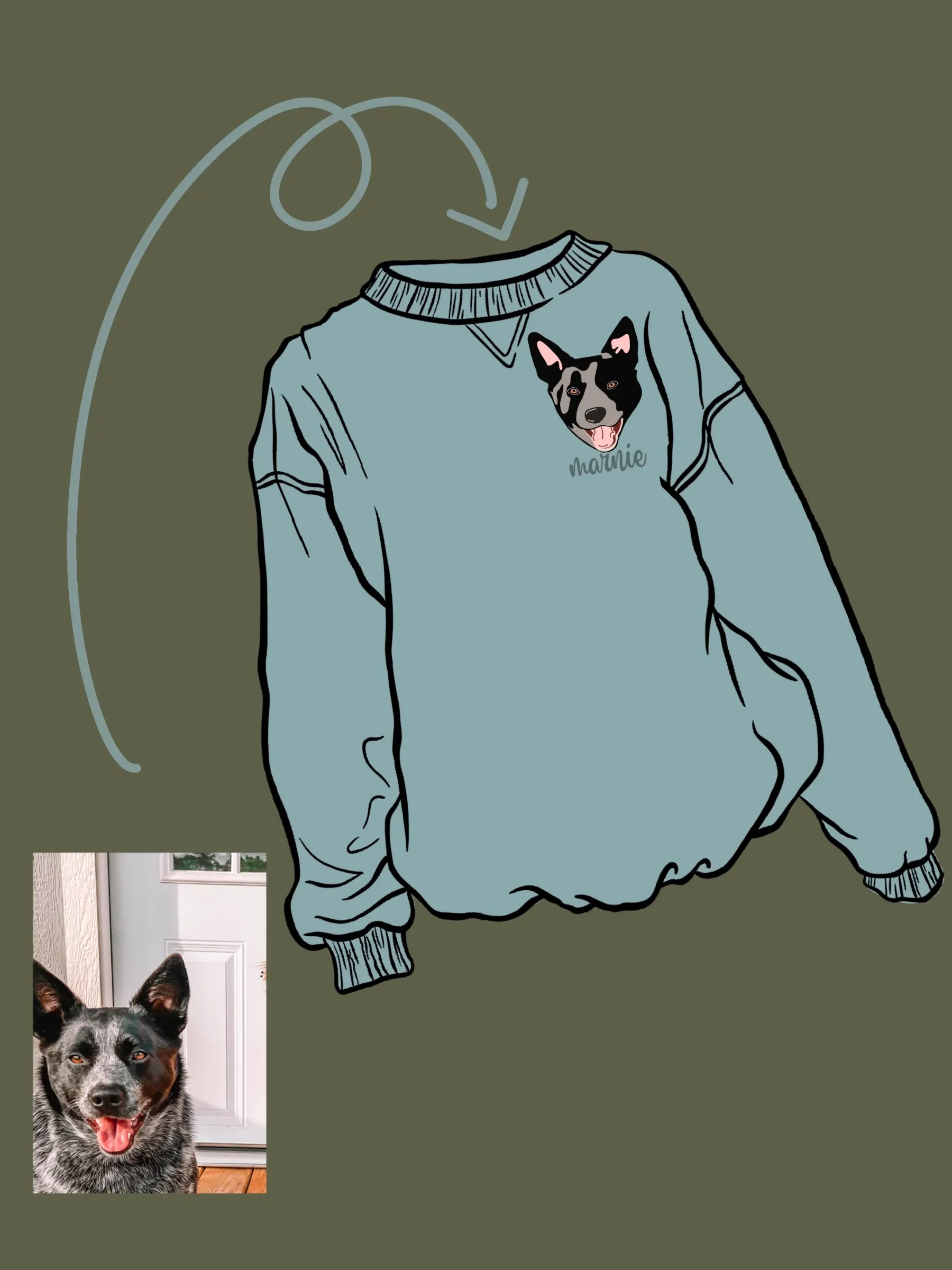 Picture Purfect Pet Embroidered T's N' Pullovers 📷