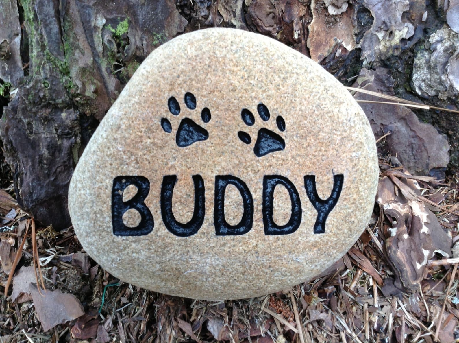 Personalized Pet memorial Stone Dog or Cat