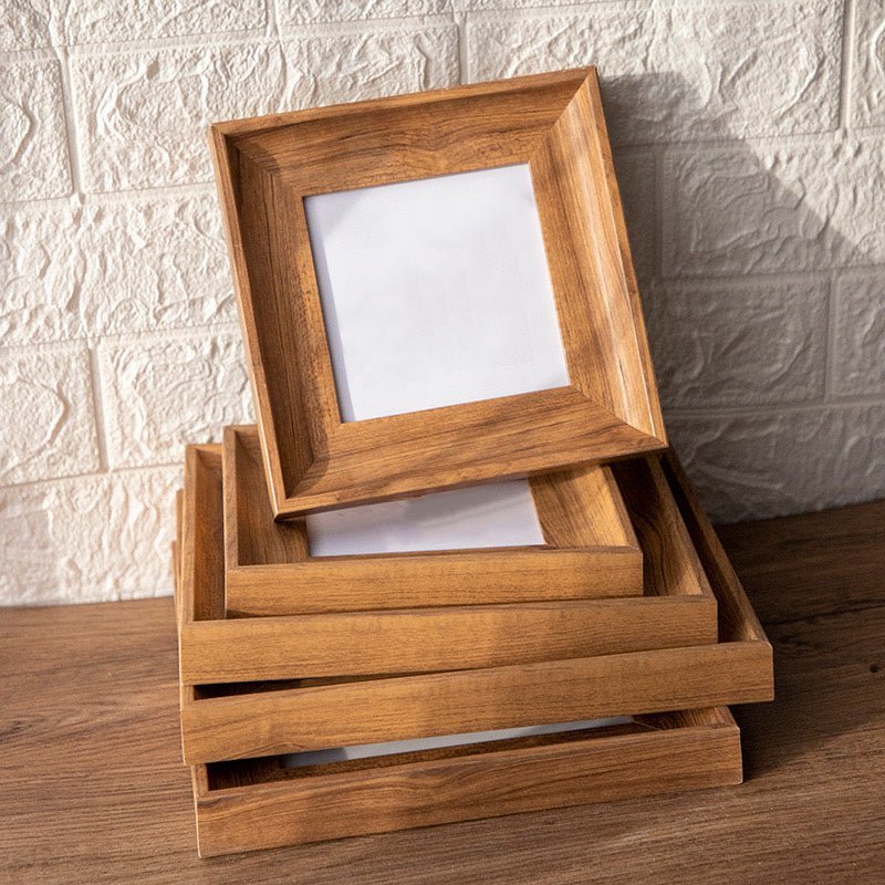 Magnetic Wood Display Frame for Pet Figurine