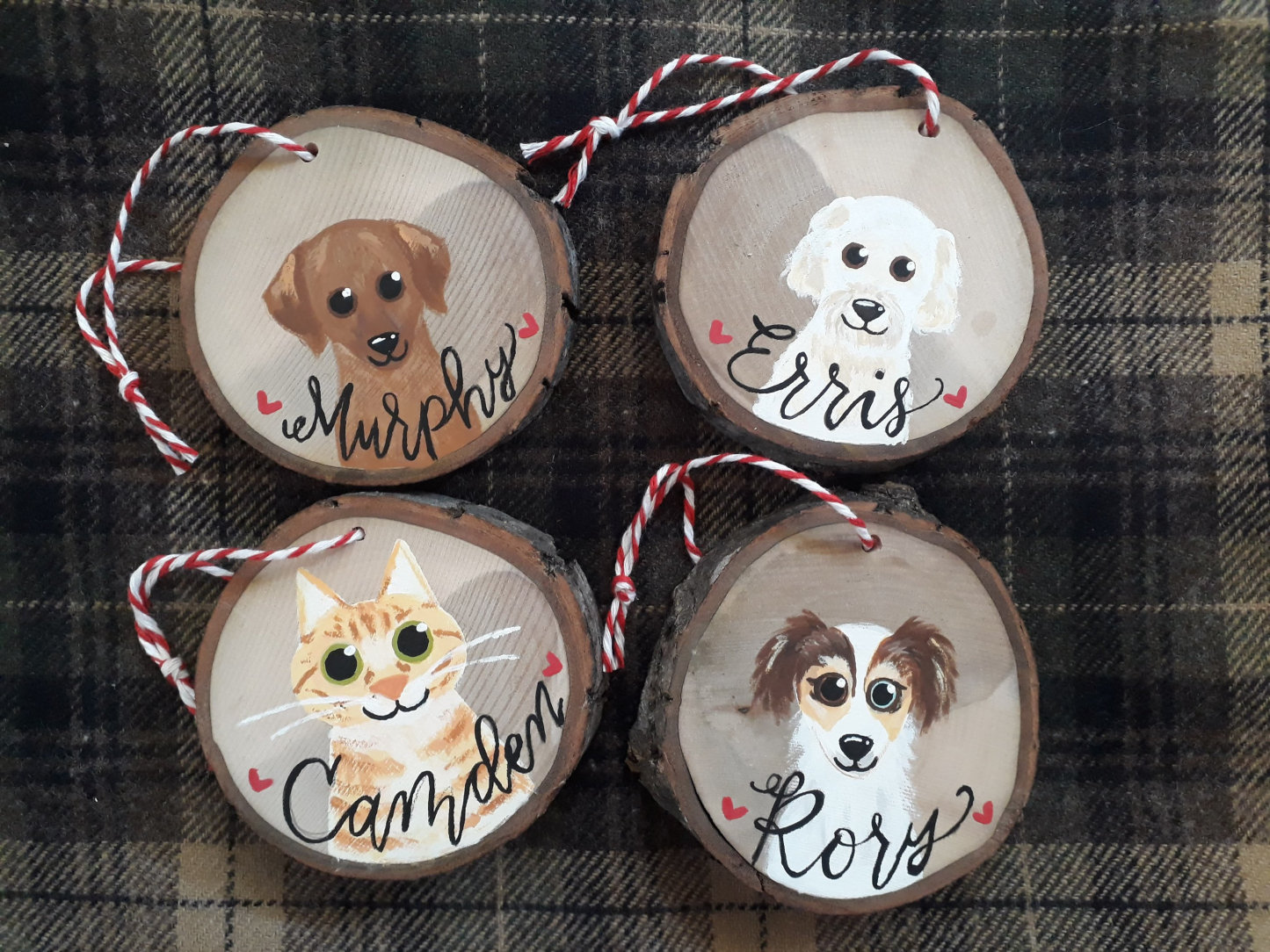 Custom Pet Ornament - Christmas Ornament - Cat Ornament - Dog Ornament - Pet Memorial