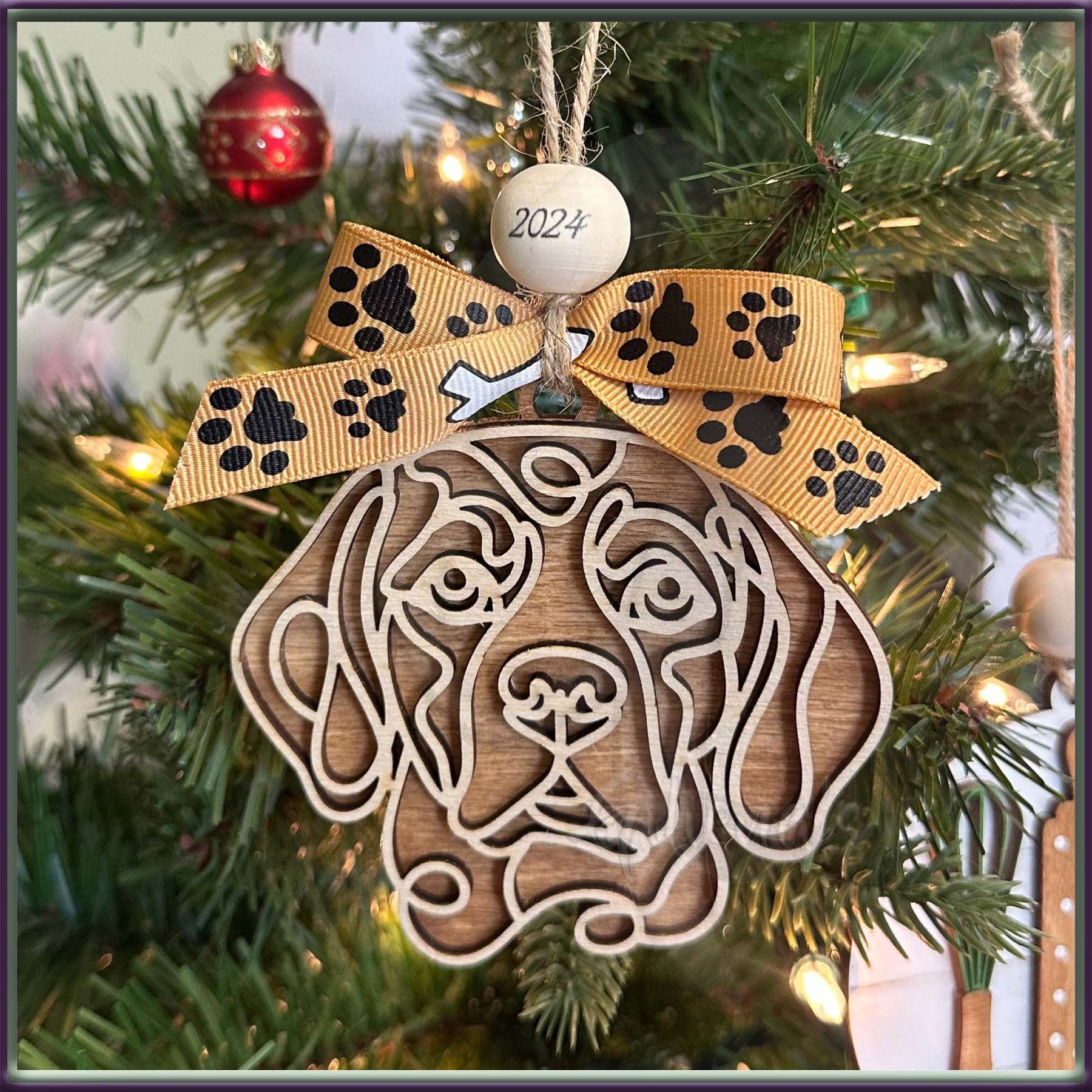 Dog Breed Christmas Ornaments Custom Personalized Gift Keepsake