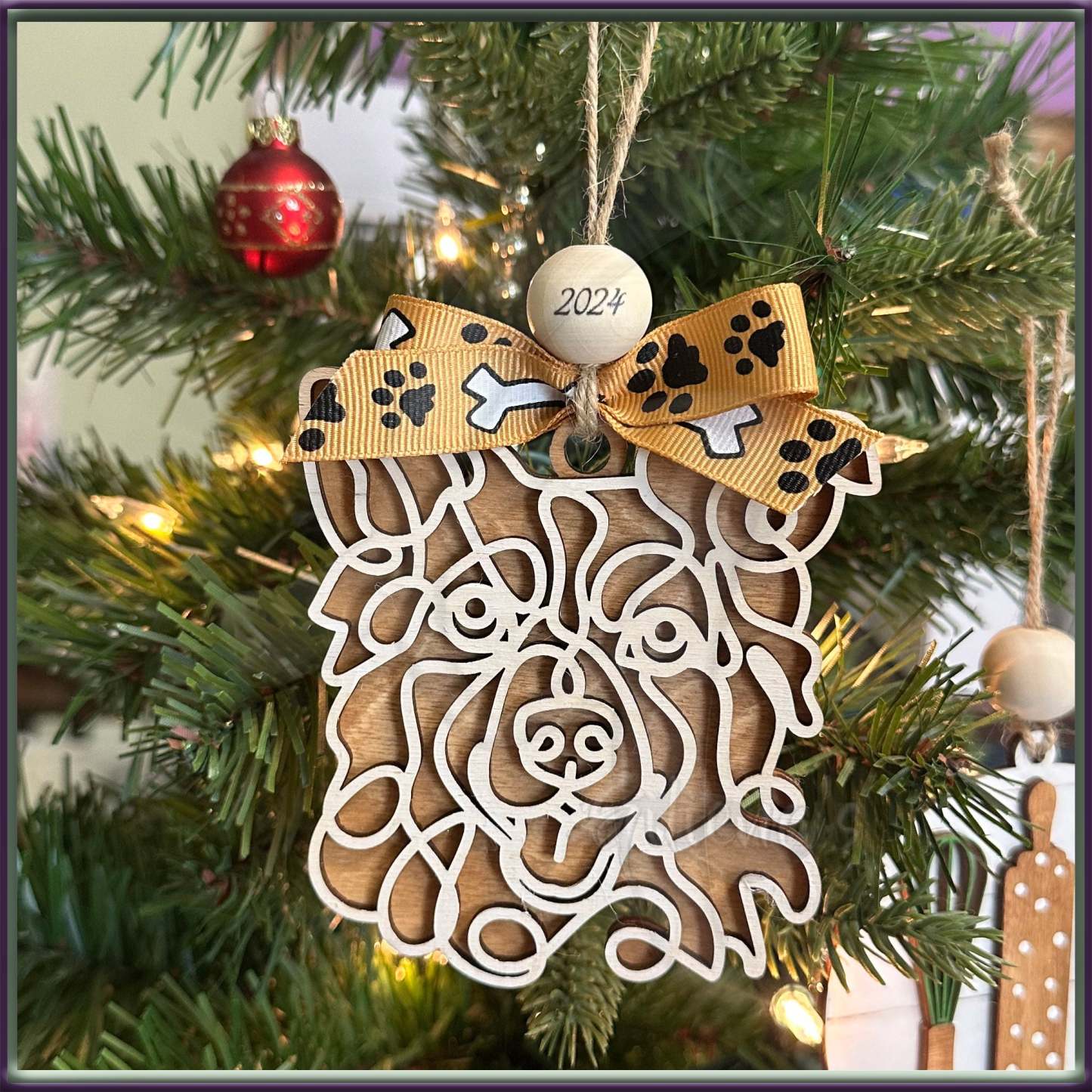 Dog Breed Christmas Ornaments Custom Personalized Gift Keepsake