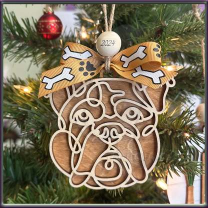 Dog Breed Christmas Ornaments Custom Personalized Gift Keepsake