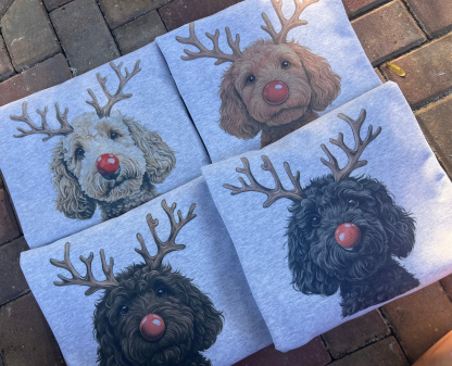 🎄🐾 Christmas Reindeer Dogs