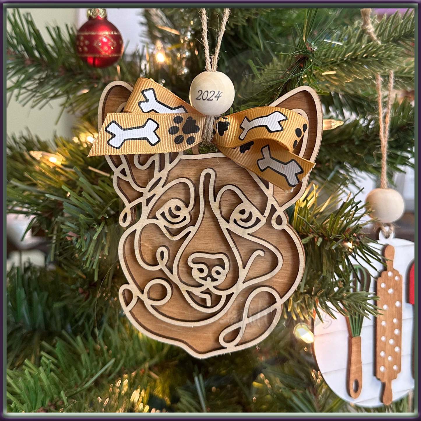 Dog Breed Christmas Ornaments Custom Personalized Gift Keepsake
