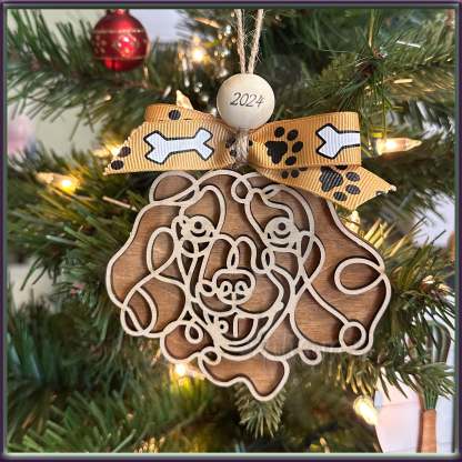 Dog Breed Christmas Ornaments Custom Personalized Gift Keepsake