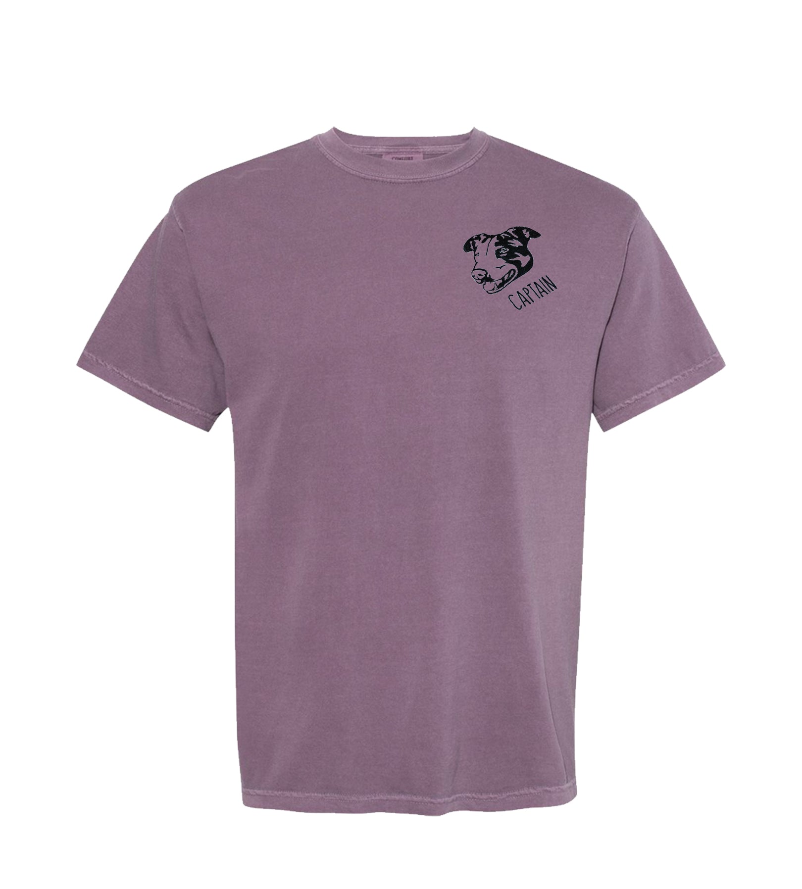 Custom Pet Portrait Embroidered T-Shirts, Sweatshirts and Hoodies