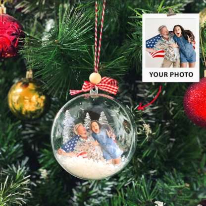 Personalized Pet Ornament Using Pet's Photo - Custom Ornament Christmas Dog Ornament Personalized Dog Ornament Custom Dog