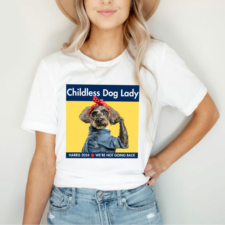 Childless Doodle Dog Lady Shirt, Kamala Harris 2024 Shirt