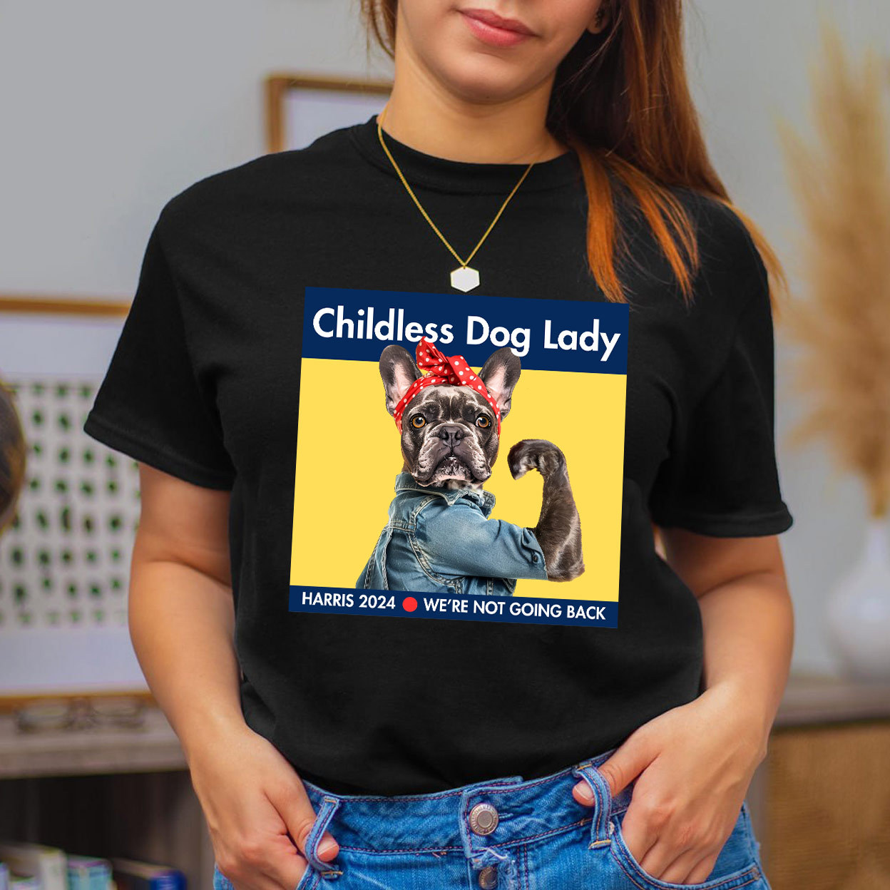 Childless French Bull Dog Shirt, Kamala Harris 2024 Shirt