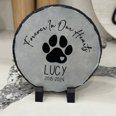 Garden Personalised Pet Memorial Stone.