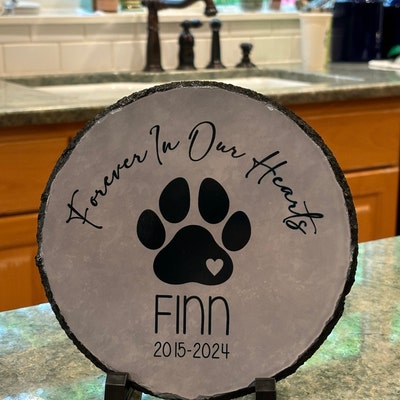 Garden Personalised Pet Memorial Stone.