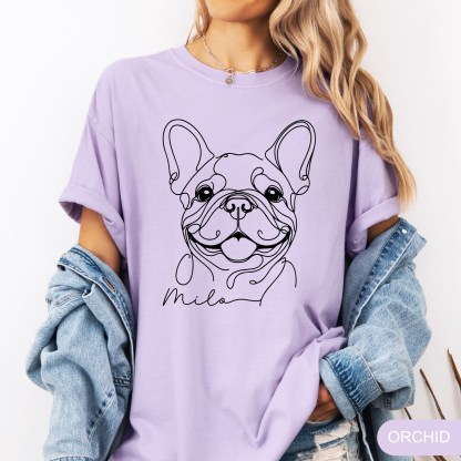 Custom Pet Photo Printed Hoodies, Personalized Dog Sweatshirt Hoodie T-shirt