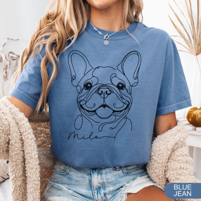 Custom Pet Photo Printed Hoodies, Personalized Dog Sweatshirt Hoodie T-shirt