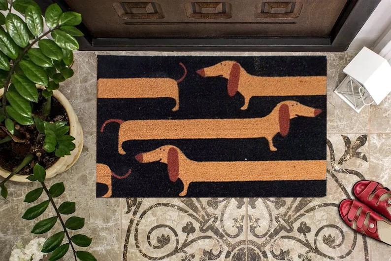 Unique Dachshund Dog Mat