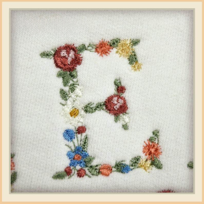 Floral Custom Embroidered Dog Sweatshirt, Custom Dog Sweater