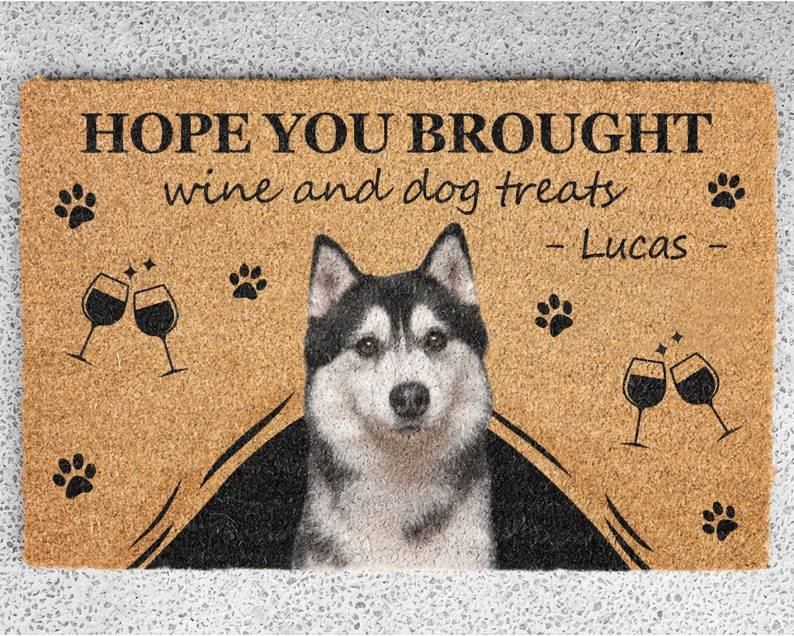 Personalized Pet Photo Doormat, Custom Cat Doormat, Dog&Cat Lover Housewarming Outdoor No Slip Mat