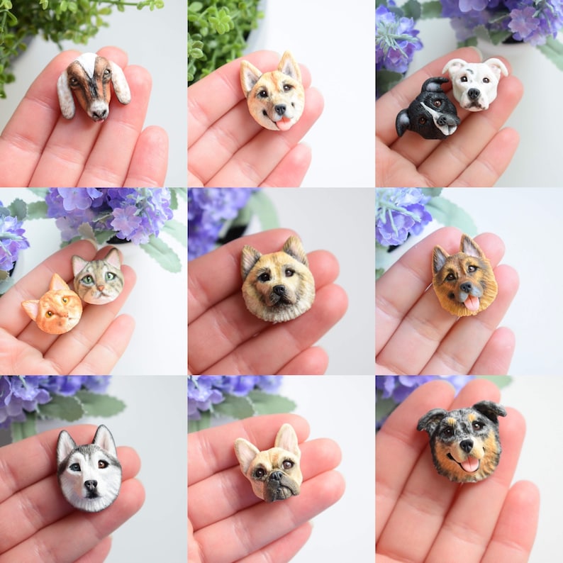 Customized Head Magnet With YOUR Pet