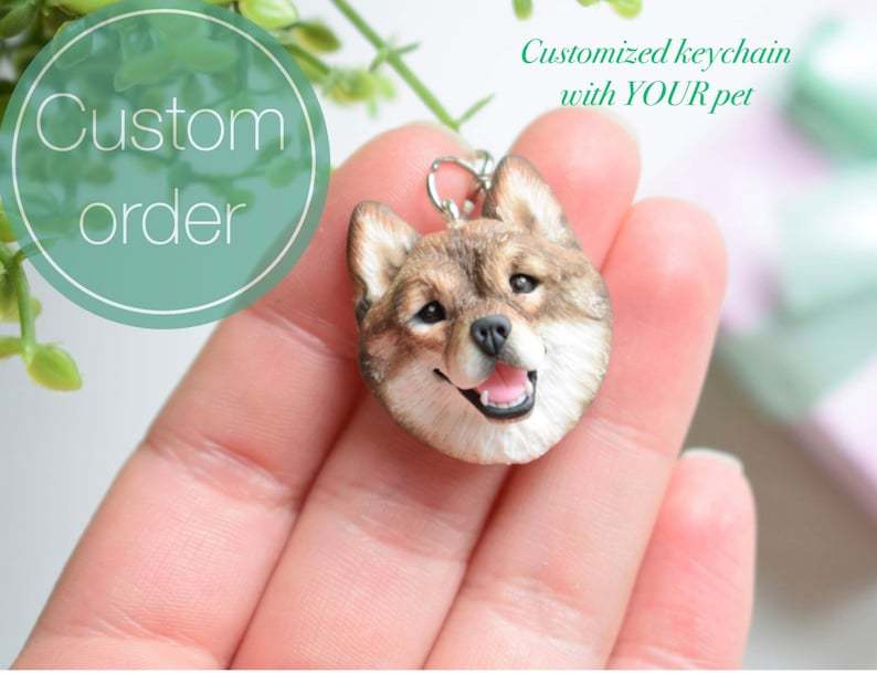Customized Keychain With YOUR Pet