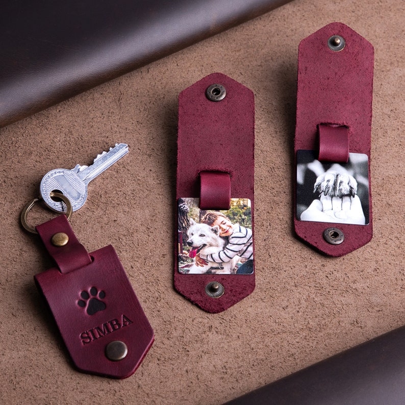 Dog loss gift, Custom dog keychain with picture, lost of dog keychain, in a memory of dog gift, remembrance keychain