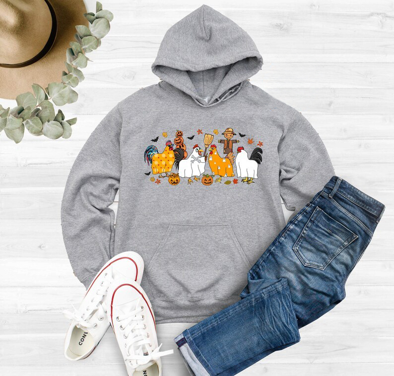 Halloween Chick Hoodie, Ghostbusters Shirt, Trick or Treat Shirt