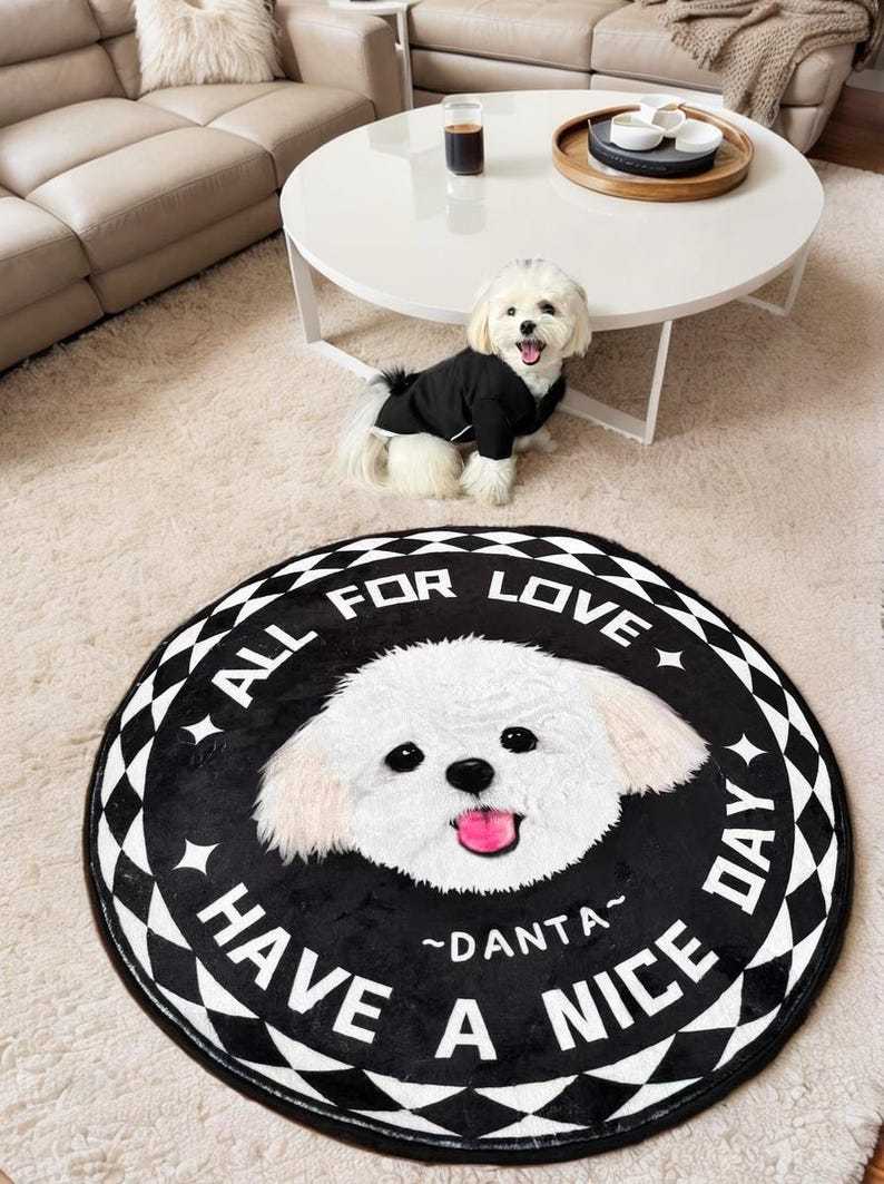 Custom Pet Portrait carpet , Personalized Photo Pet Mat, Custom Pet Rug for Cats & Dogs, Custom Rug, Pet Gift, Pet Rug, Cat Rug, Dog Rug