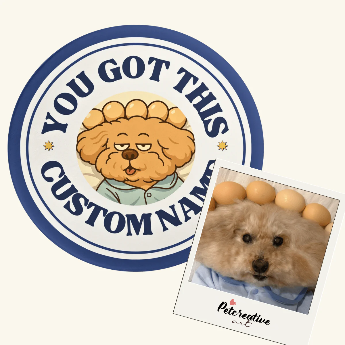 Custom Pet Rug - Simple Cartoon Style