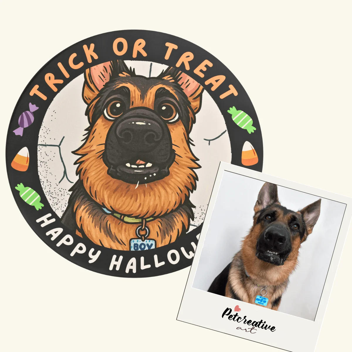 Custom Pet Rug -Trick or Treat