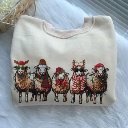 Custom Farm Animal Christmas Sweatshirt – Perfect Holiday Gift for Farm Animal Lovers