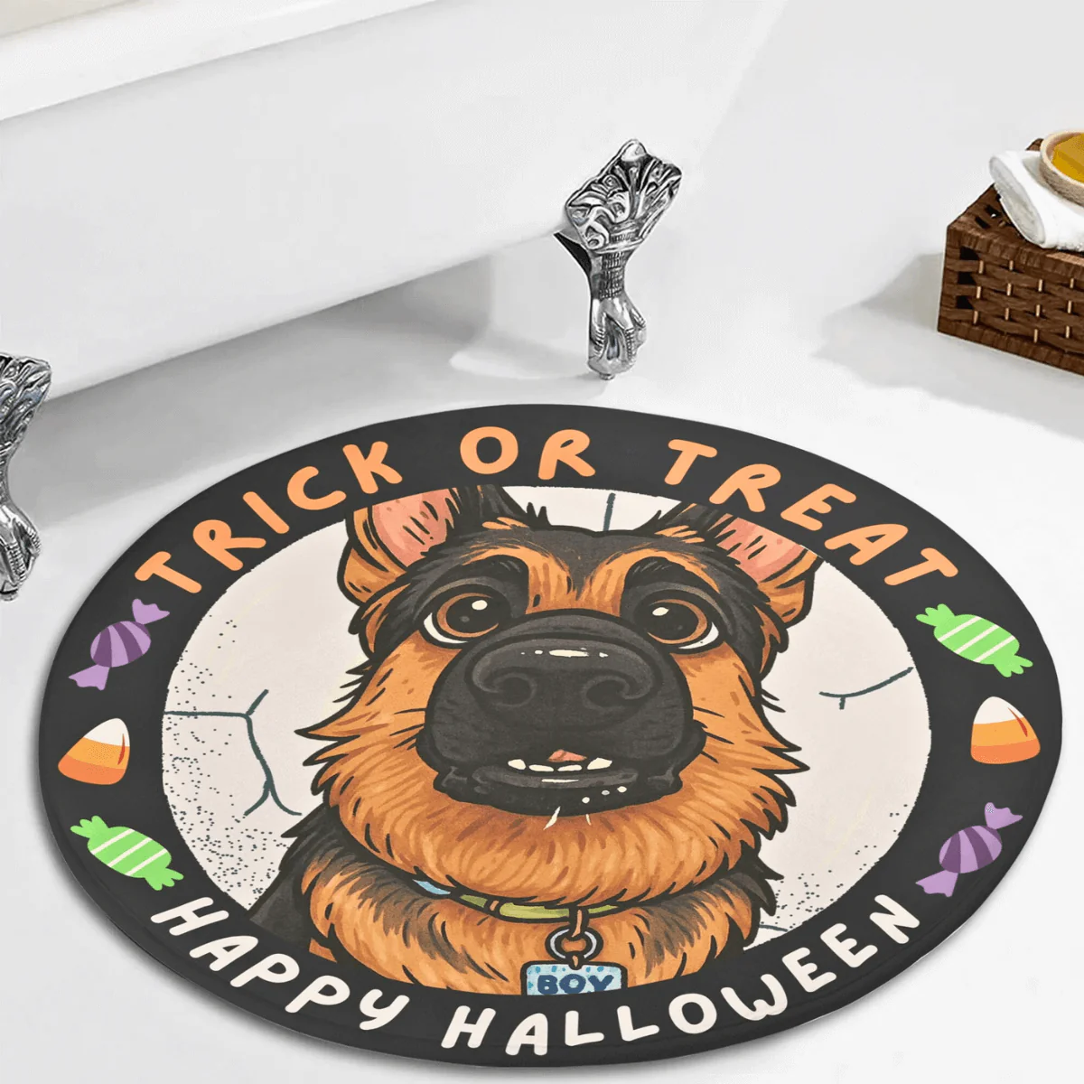 Custom Pet Rug -Trick orTreat