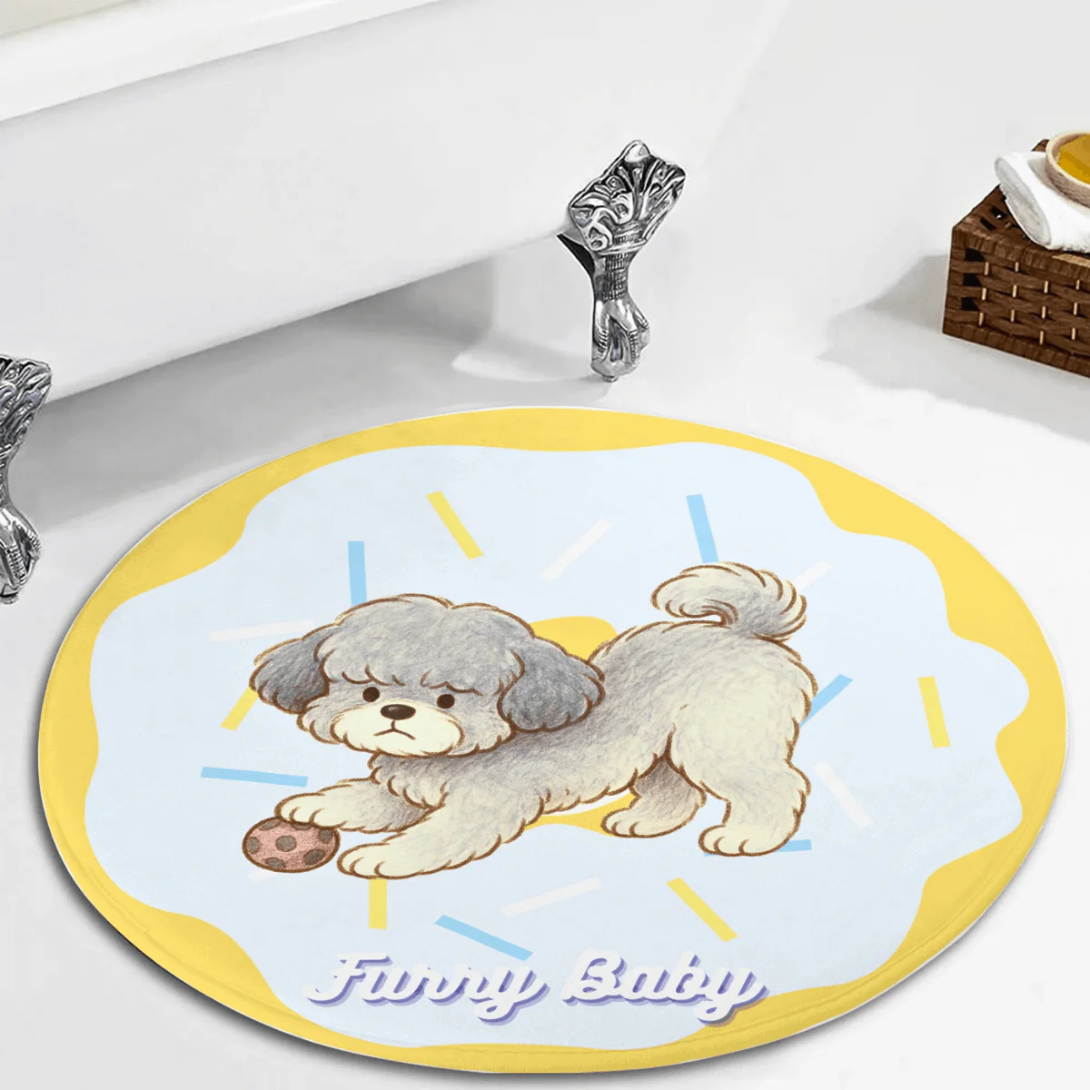 Custom Pet Rug -Doughnut Style