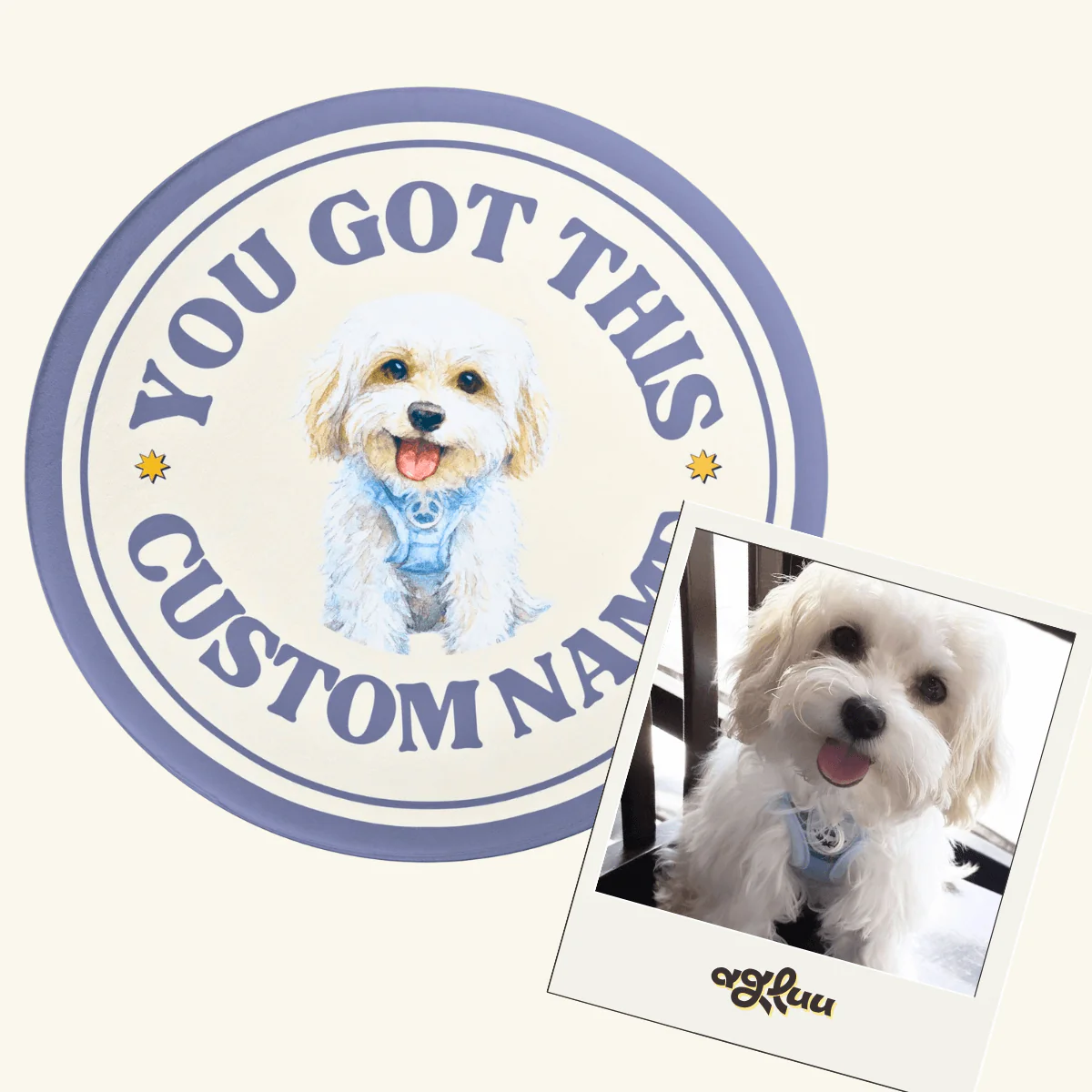 Custom Pet Rug - Simple Cartoon Style