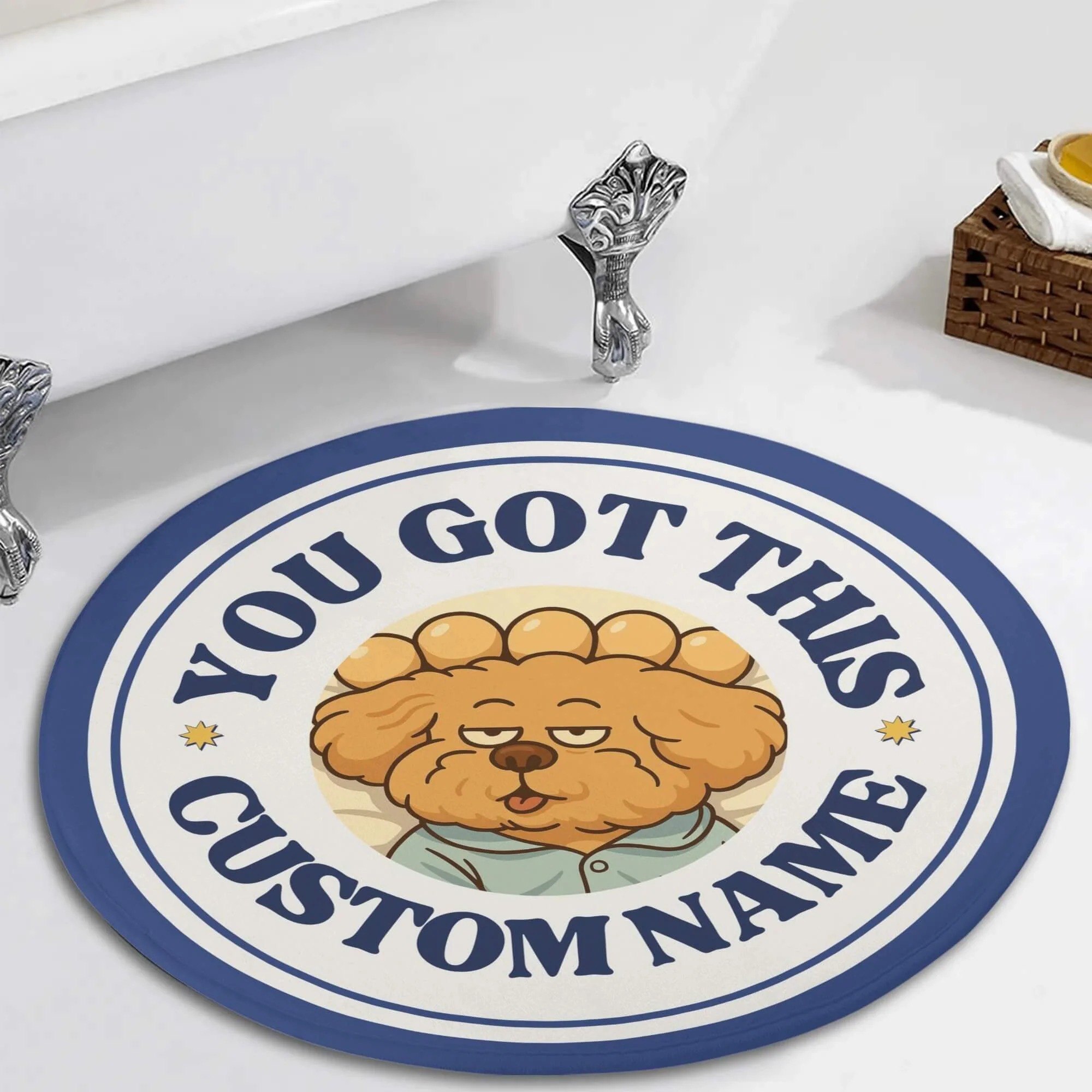 Custom Pet Rug - Simple Cartoon Style