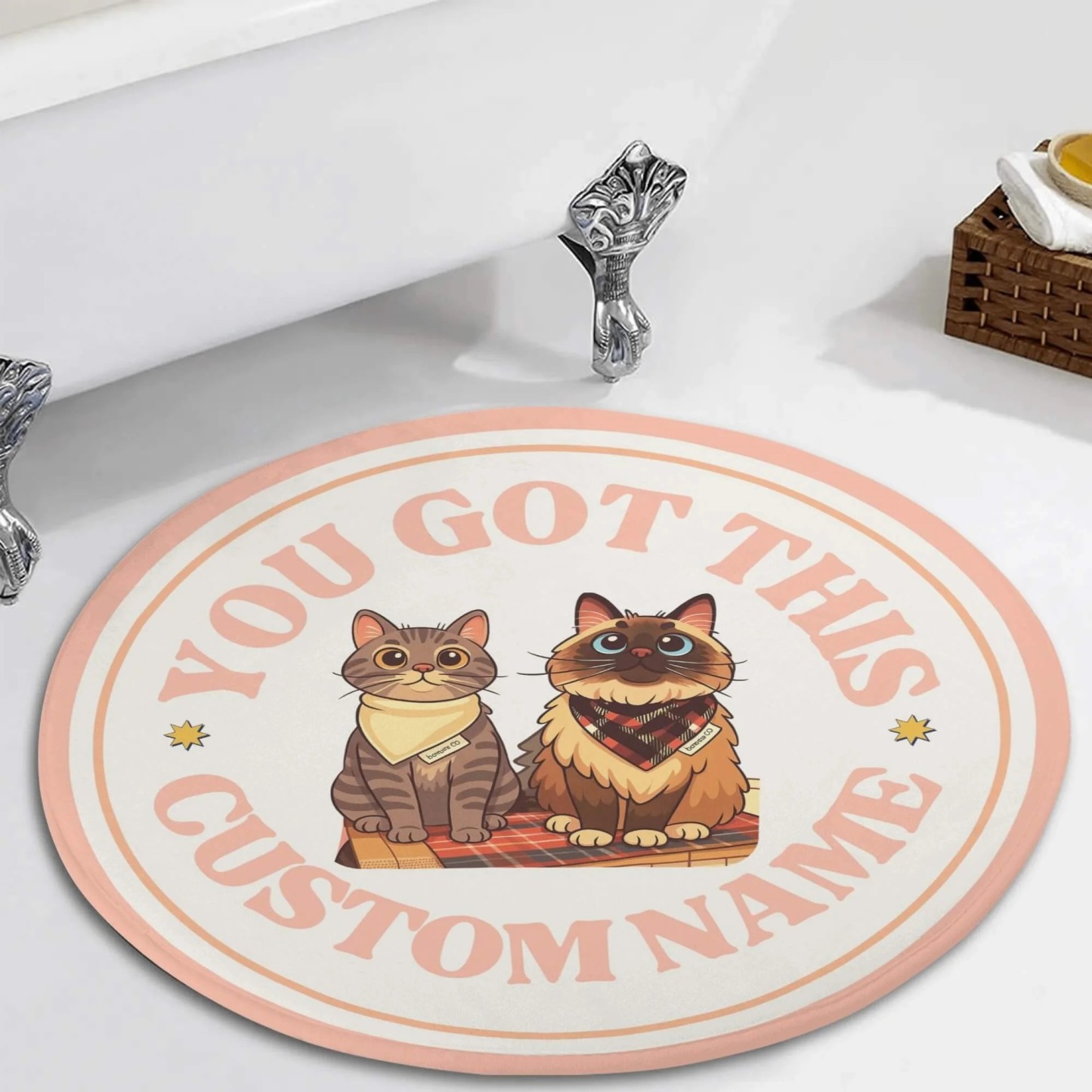 Custom Pet Rug - Simple Cartoon Style