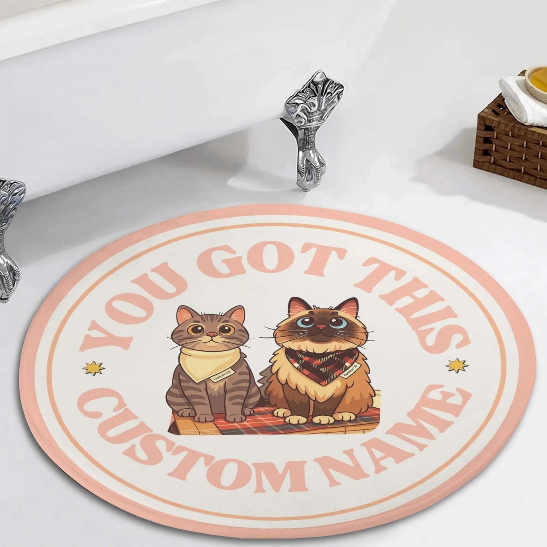 Custom Pet Rug - Simple Cartoon Style