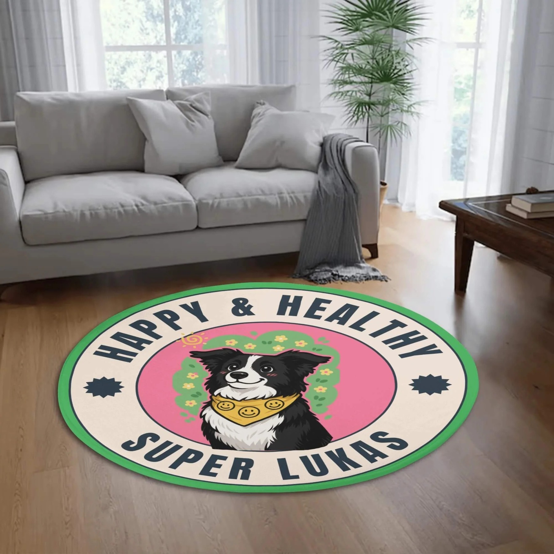 Custom Pet Rug - Happy&Healthy
