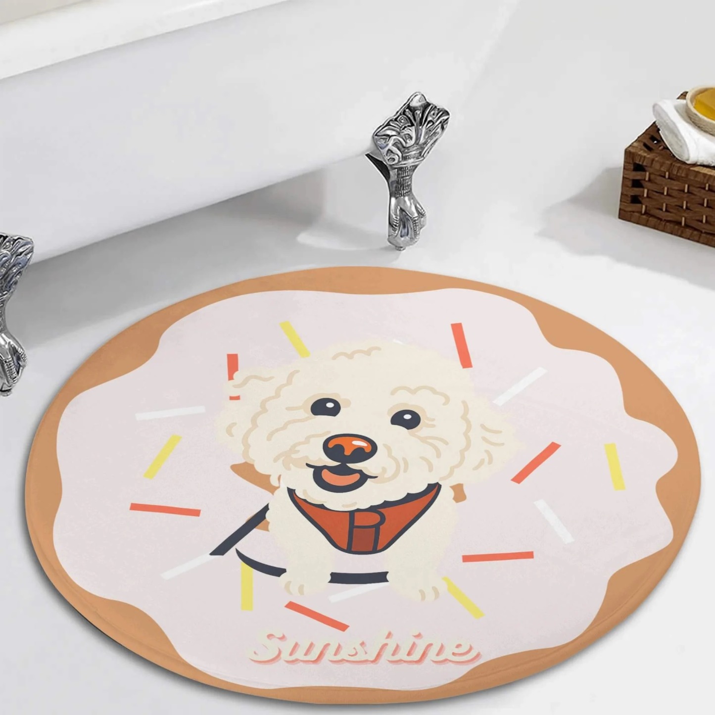 Custom Pet Rug -Doughnut Style