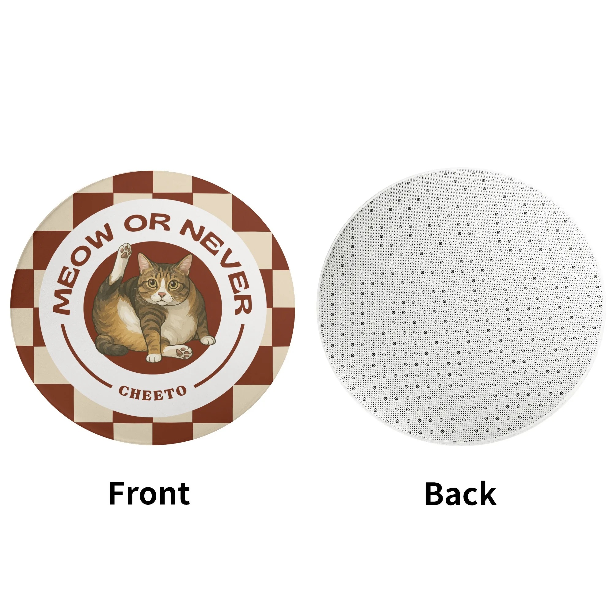 Custom Pet Rug - Meow or Never