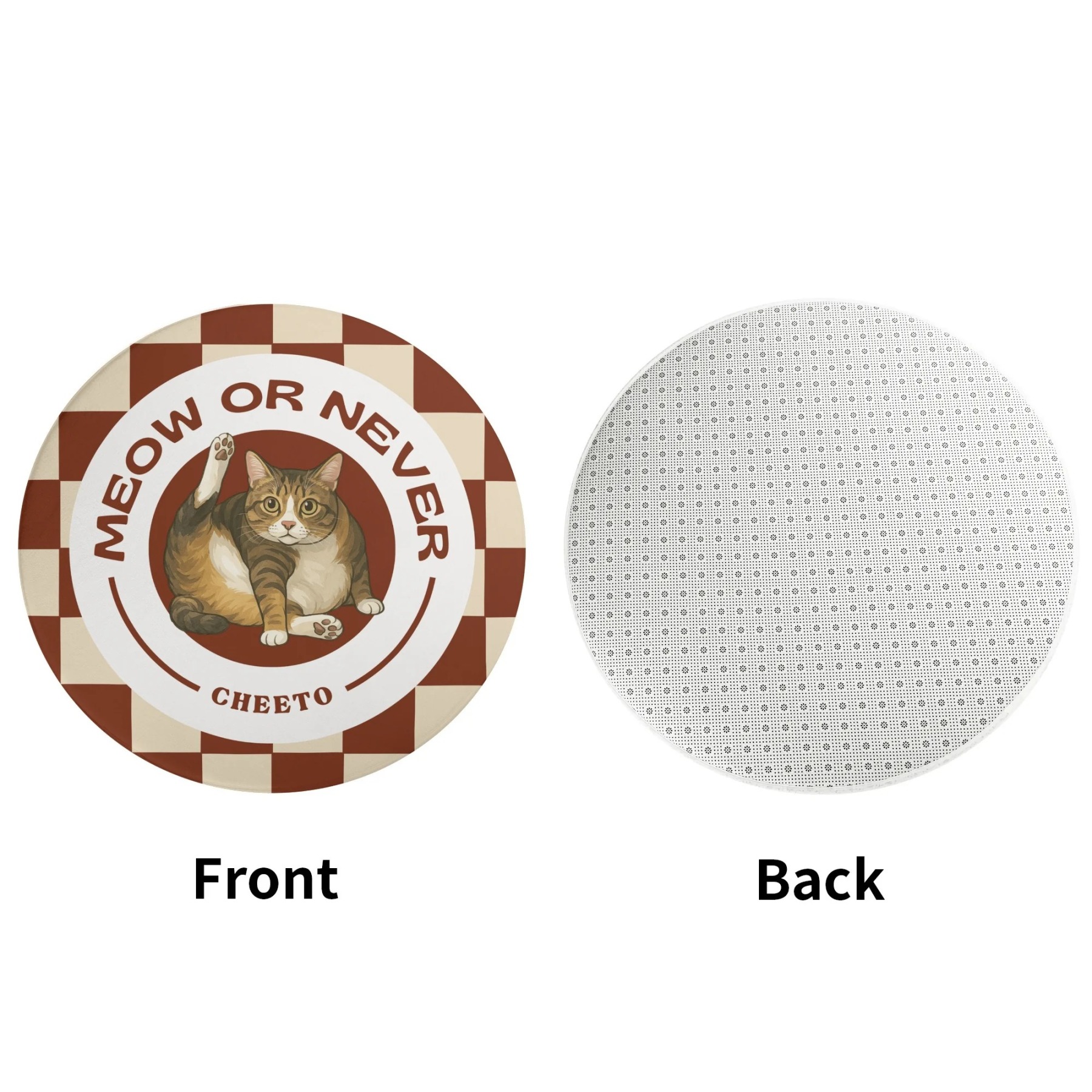 Custom Pet Rug - Meow or Never