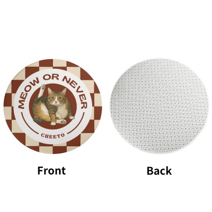 Custom Pet Rug - Meow or Never