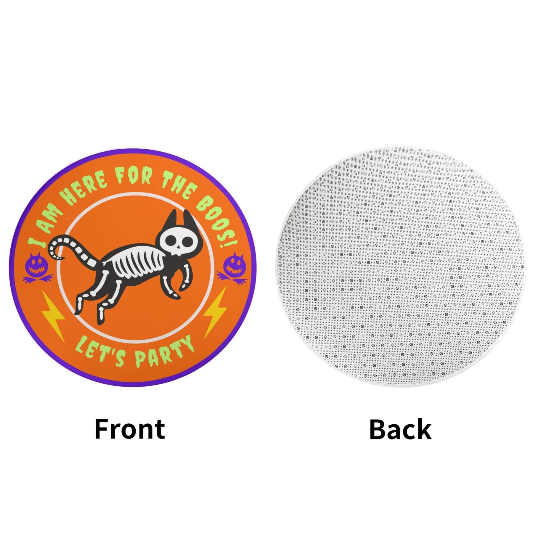 Custom Pet Rug - Skeleton Cat & Dog